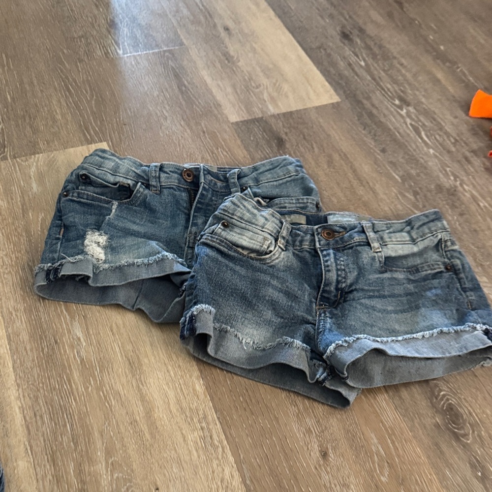 Lucky Brand Girls Blue Denim Jean Shorts